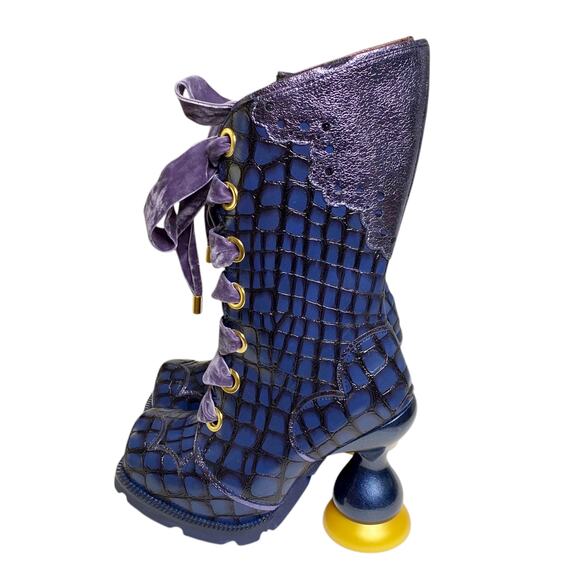 NEW Irregular Choice Women's Dark Tower Royal Blue 6.5 - Picture 7 of 11